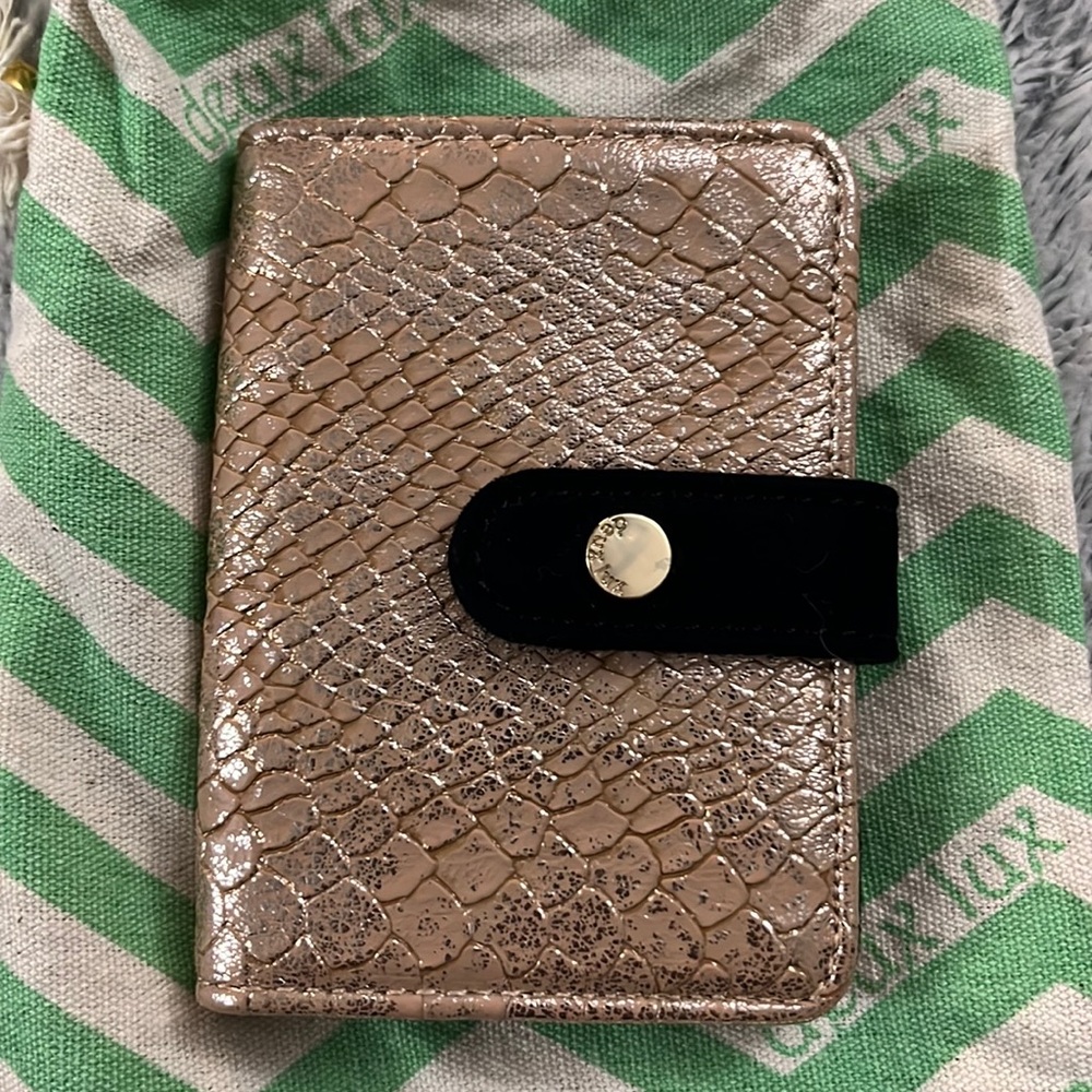 Deux Lux Snall Wallet Pink Snake print